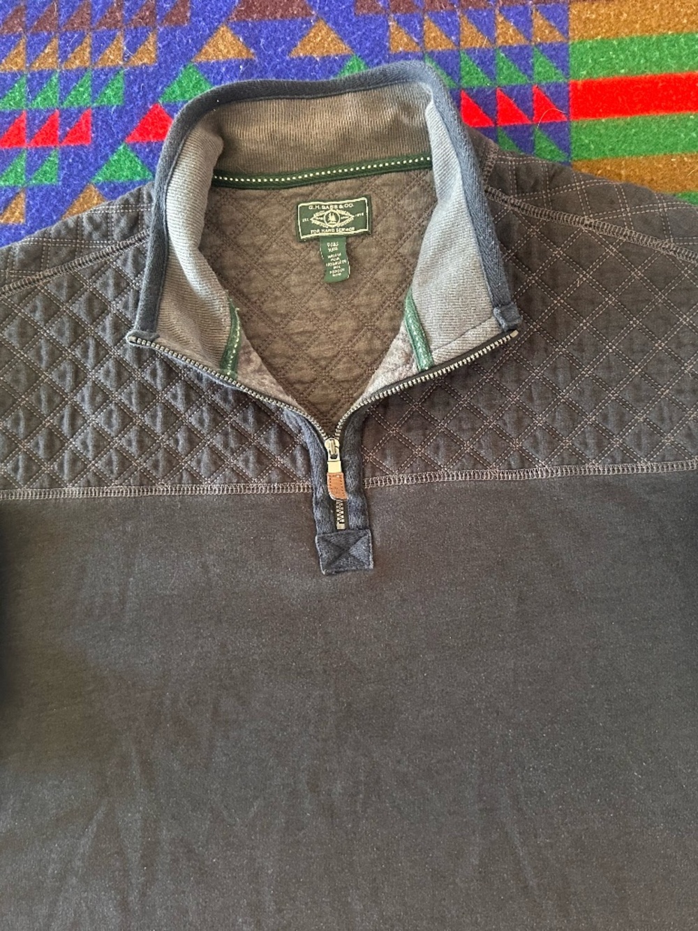 G.H. Bass & CO - XXL - Quarter-Zip -Fleece Sweater